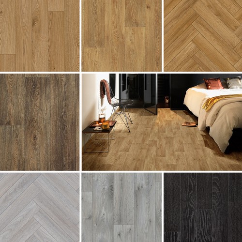 Vinyl flooring wood effect - vinyl,