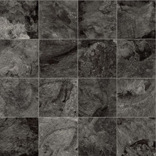 Dark grey marble tile vinyl - dark,