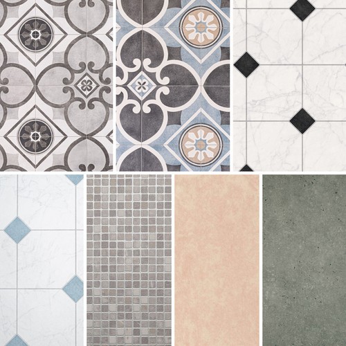 Samples stone tile effect - -,