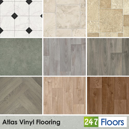 Vinyl flooring 4mm atlas - vinyl,