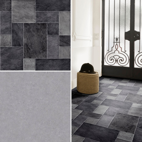 4mm felt back stone texture - felt,