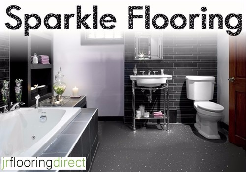 Grey sparkly flooring - grey,