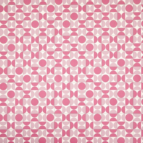 Patterned pink vinyl - patterned,