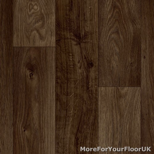 Dark brown oak plank - oak,