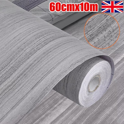 10m lino grey wood effect - lino,