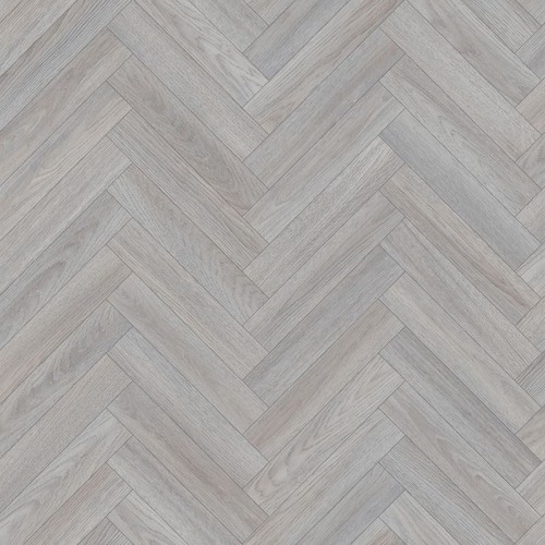 Grey oak herringbone vinyl - grey,