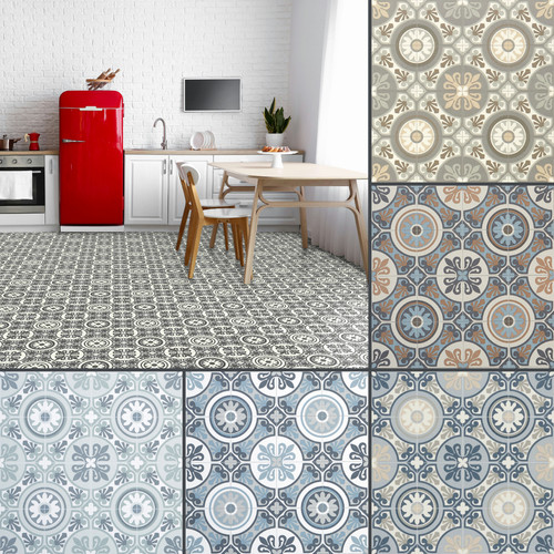 Moroccan tile effect - effect, cushioned