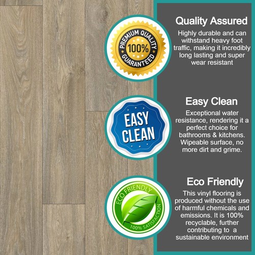 Natural oak wood effect vinyl - wood,